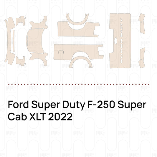 Pre-Cut PPF Ford Super Duty F-250 Super Cab XLT 2022