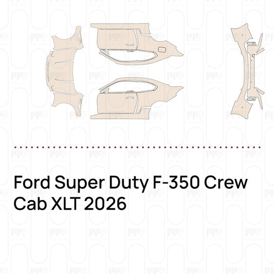 Pre-Cut PPF Ford Super Duty F-350 Crew Cab XLT 2026