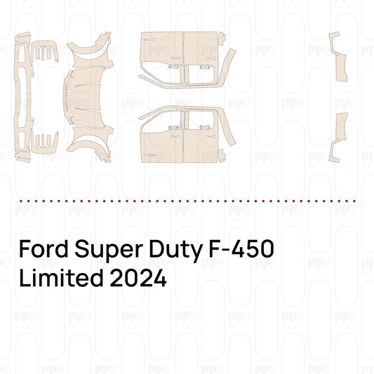 Pre-Cut PPF Ford Super Duty F-450 Limited 2024