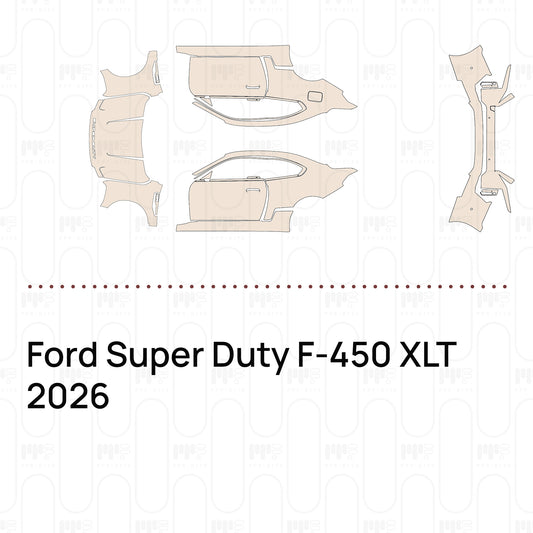 Pre-Cut PPF Ford Super Duty F-450 XLT 2026