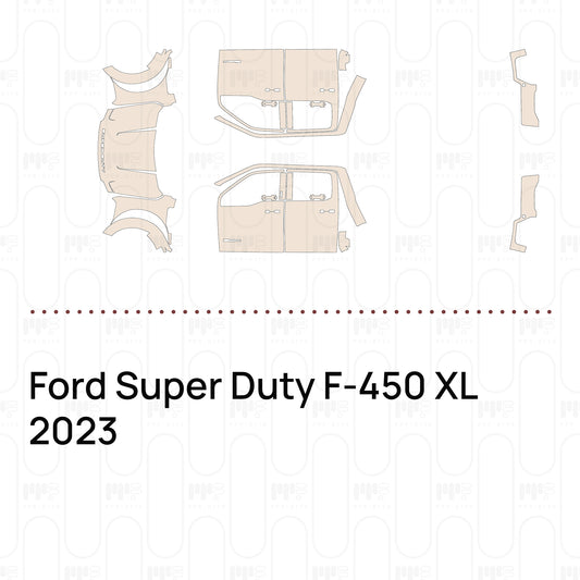 Pre-Cut PPF Ford Super Duty F-450 XL 2023