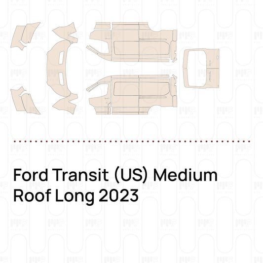 Pre-Cut PPF Ford Transit (US) Medium Roof Long 2023