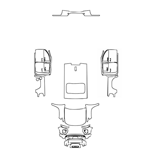 Pre-Cut PPF GMC Canyon AT4X 2024 - PPF-Kits
