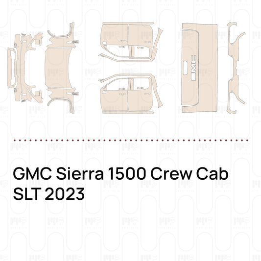 Pre-Cut PPF GMC Sierra 1500 Crew Cab SLT 2023