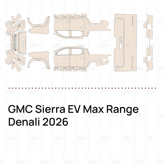 Pre-Cut PPF GMC Sierra EV Max Range Denali 2026
