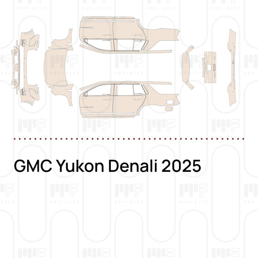 GMC Yukon Denali 2025 – Forskåret PPF-lakbeskyttelsesfilm