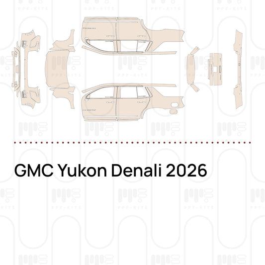 GMC Yukon Denali 2026 – Forskåret PPF-lakbeskyttelsesfilm