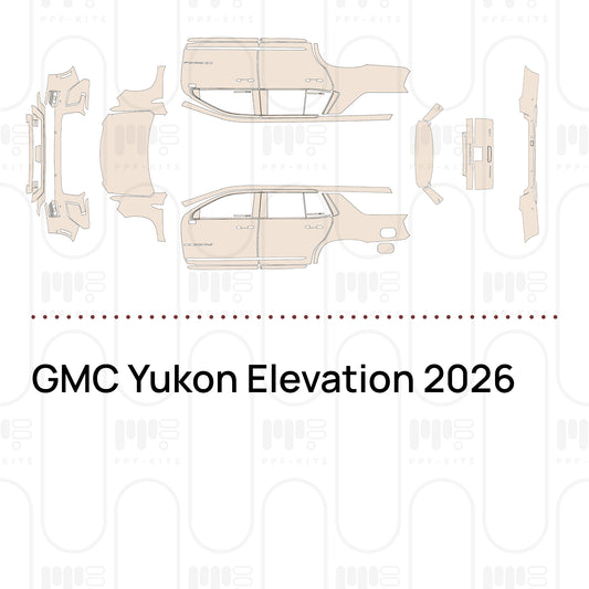 GMC Yukon Elevation 2026 – Forskåret PPF-lakbeskyttelsesfilm