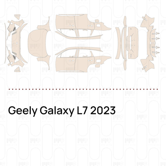 Geely Galaxy L7 2023 – Forskåret PPF-lakbeskyttelsesfilm