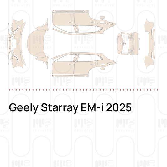 Geely Starray EM-i 2025 – Forskåret PPF-lakbeskyttelsesfilm