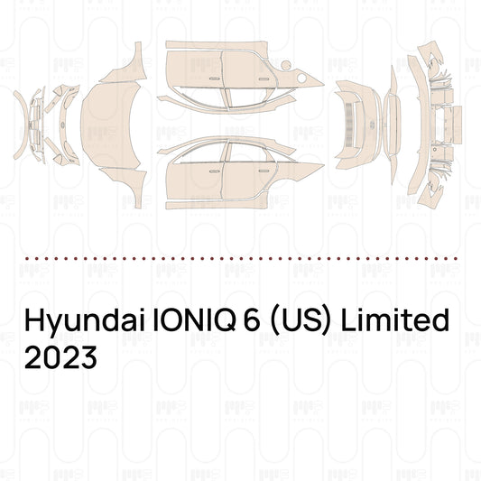 Pre-Cut PPF Hyundai IONIQ 6 (US) Limited 2023