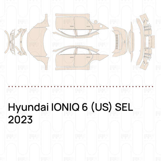 Pre-Cut PPF Hyundai IONIQ 6 (US) SEL 2023
