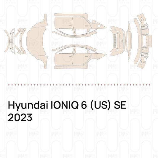 Pre-Cut PPF Hyundai IONIQ 6 (US) SE 2023