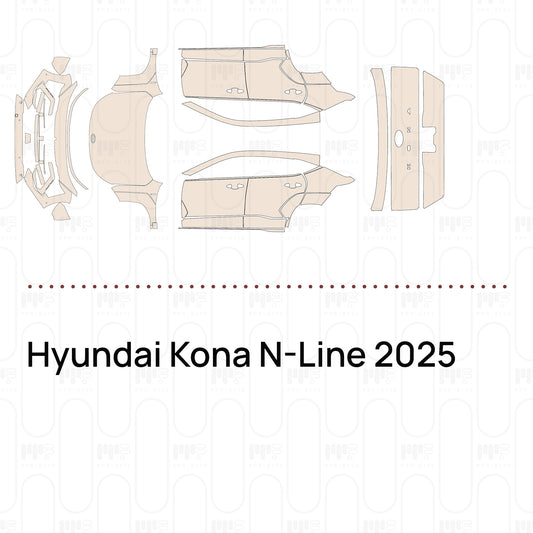 Pre-Cut PPF Hyundai Kona N-Line 2025