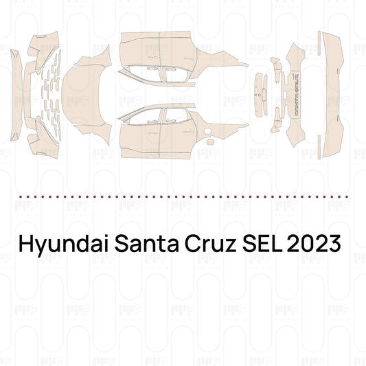 Pre-Cut PPF Hyundai Santa Cruz SEL 2023
