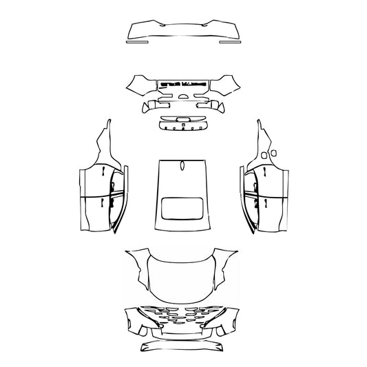 Pre-Cut PPF Hyundai Santa Cruz SEL 2024 - PPF-Kits
