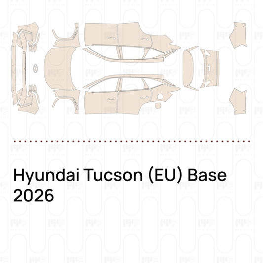 Pre-Cut PPF Hyundai Tucson (EU) Base 2026