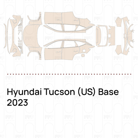 Pre-Cut PPF Hyundai Tucson (US) Base 2023