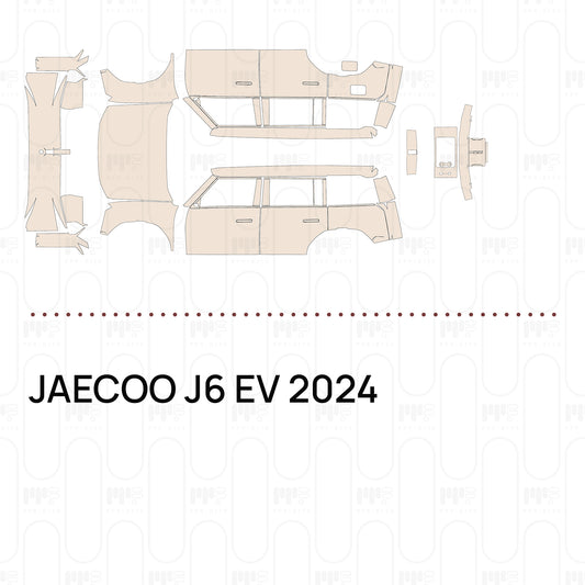 JAECOO J6 EV 2024 – Forskåret PPF-lakbeskyttelsesfilm