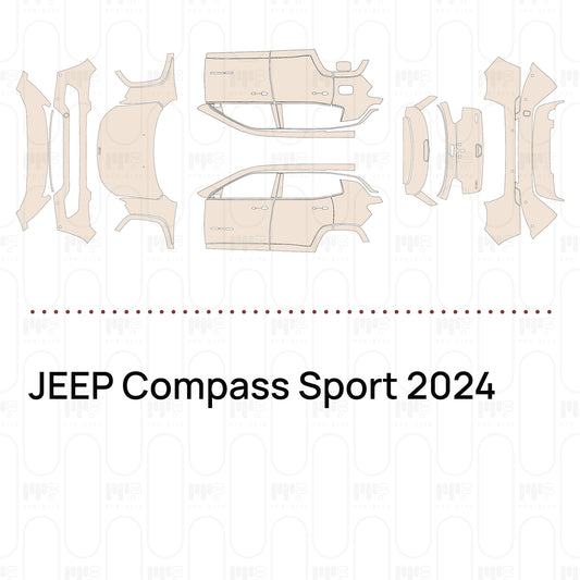 Pre-Cut PPF JEEP Compass Sport 2024