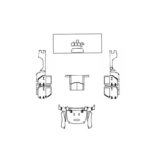 Pre-Cut PPF JEEP Gladiator Mojave 2020 - PPF-Kits