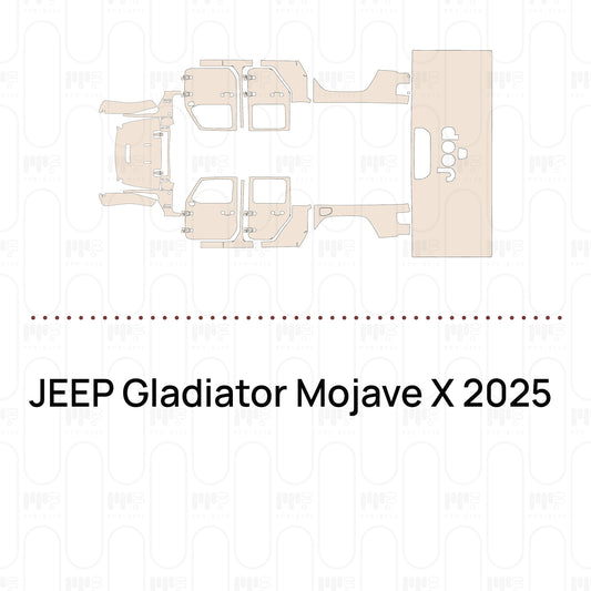 Pre-Cut PPF JEEP Gladiator Mojave X 2025