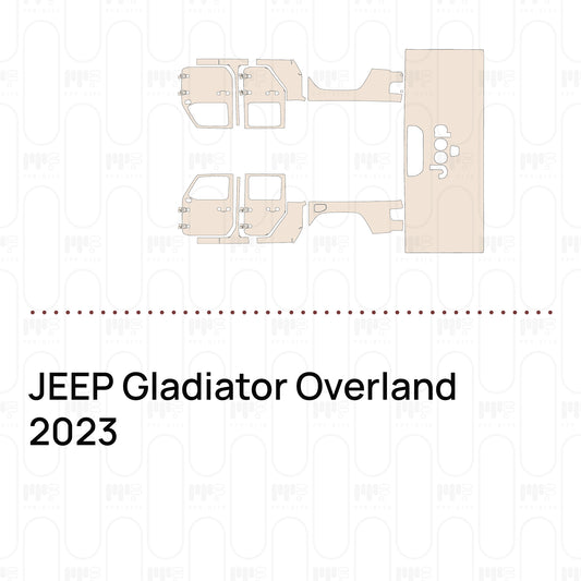 Pre-Cut PPF JEEP Gladiator Overland 2023