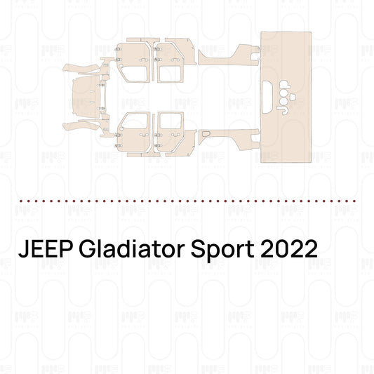 Pre-Cut PPF JEEP Gladiator Sport 2022