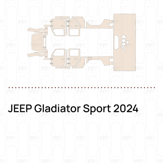 Pre-Cut PPF JEEP Gladiator Sport 2024
