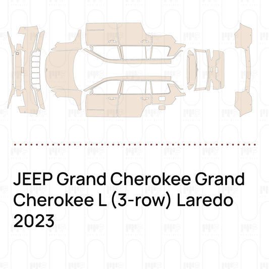 Pre-Cut PPF JEEP Grand Cherokee Grand Cherokee L (3-row) Laredo 2023