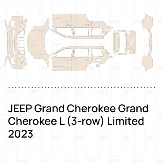 Pre-Cut PPF JEEP Grand Cherokee Grand Cherokee L (3-row) Limited 2023