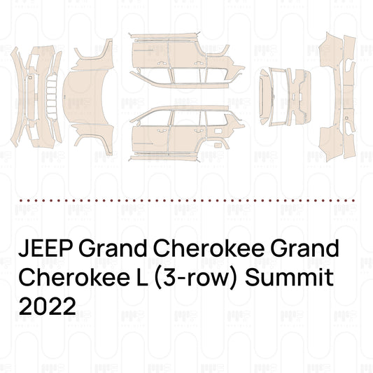 Pre-Cut PPF JEEP Grand Cherokee Grand Cherokee L (3-row) Summit 2022