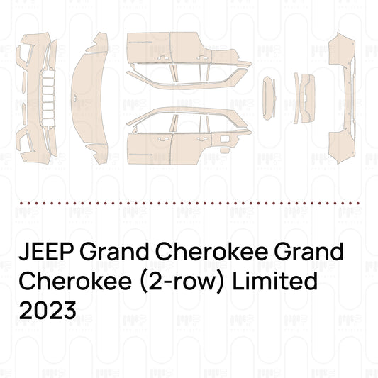 Pre-Cut PPF JEEP Grand Cherokee Grand Cherokee (2-row) Limited 2023