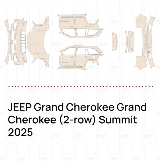 Pre-Cut PPF JEEP Grand Cherokee Grand Cherokee (2-row) Summit 2025