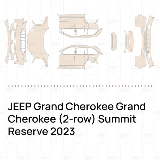 Pre-Cut PPF JEEP Grand Cherokee Grand Cherokee (2-row) Summit Reserve 2023