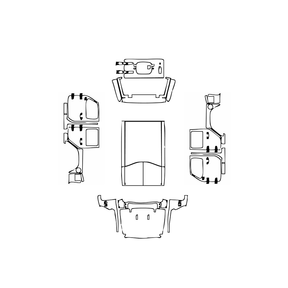 Pre Cut Ppf Jeep Wrangler 4 Door Sahara Altitude 2020