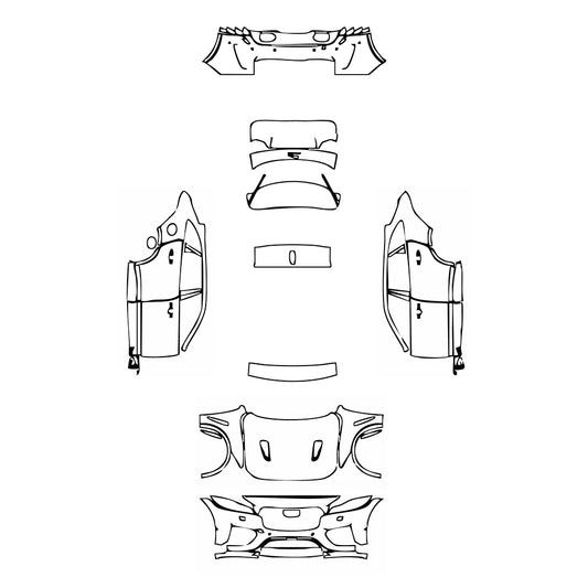 Pre-Cut PPF Jaguar F-Pace SVR 2019 - PPF-Kits