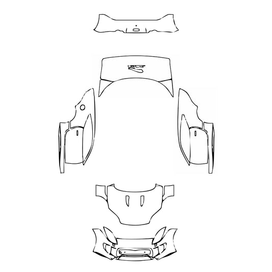 Pre-Cut PPF Jaguar F-Type Base Coupe 2014 - PPF-Kits