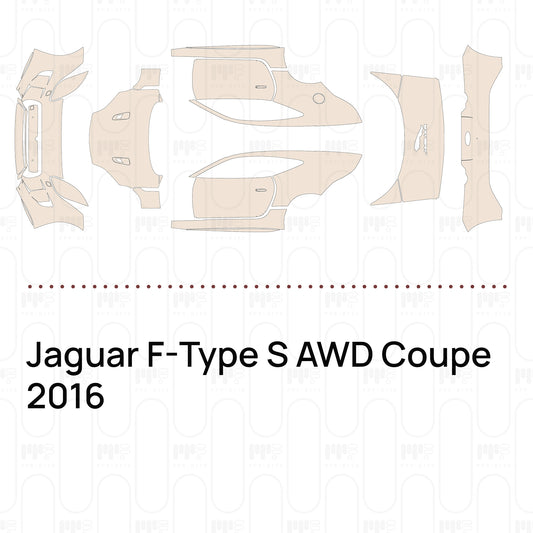 Pre-Cut PPF Jaguar F-Type S AWD Coupe 2016