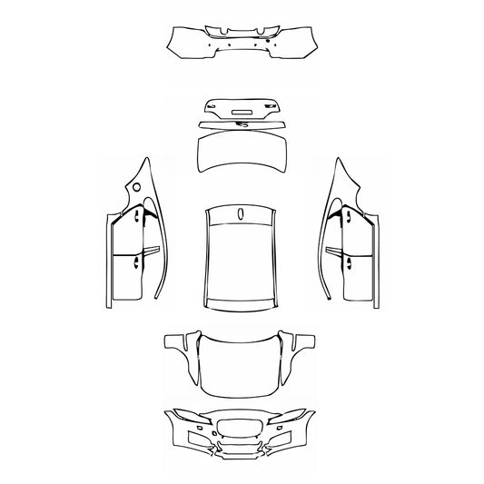 Pre-Cut PPF Jaguar XF XFL R-Sport 2017 - PPF-Kits