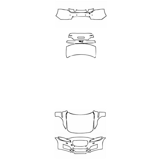 Pre-Cut PPF Jaguar XF XF Premium 2016 - PPF-Kits