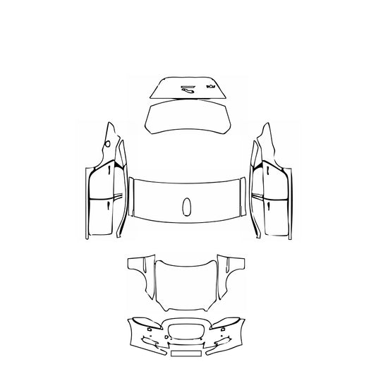 Pre-Cut PPF Jaguar XJ XJL Base 2015 - PPF-Kits