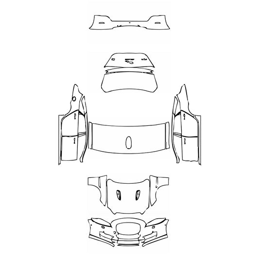 Pre-Cut PPF Jaguar XJ XJL R 2016 - PPF-Kits