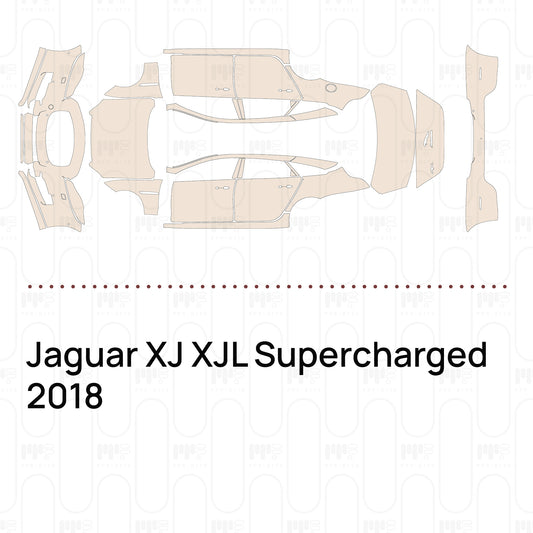 Pre-Cut PPF Jaguar XJ XJL Supercharged 2018