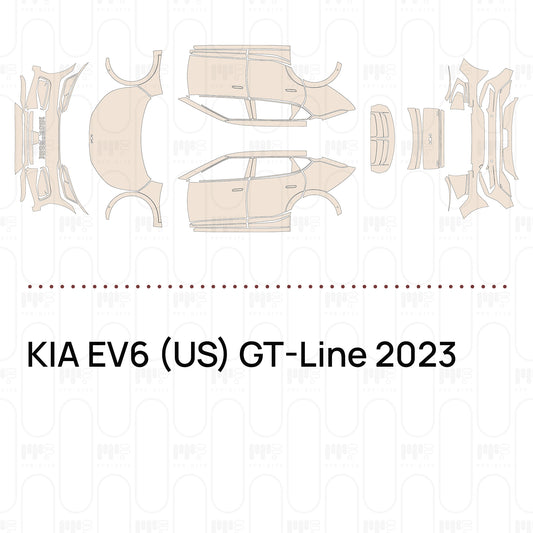Pre-Cut PPF KIA EV6 (US) GT-Line 2023