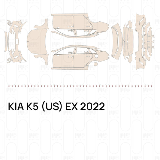 Pre-Cut PPF KIA K5 (US) EX 2022