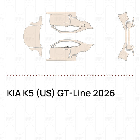 Pre-Cut PPF KIA K5 (US) GT-Line 2026