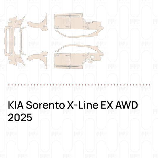 Pre-Cut PPF KIA Sorento X-Line EX AWD 2025