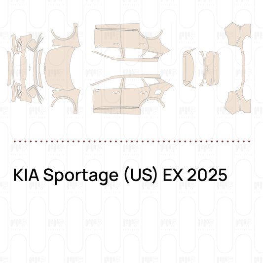 Pre-Cut PPF KIA Sportage (US) EX 2025