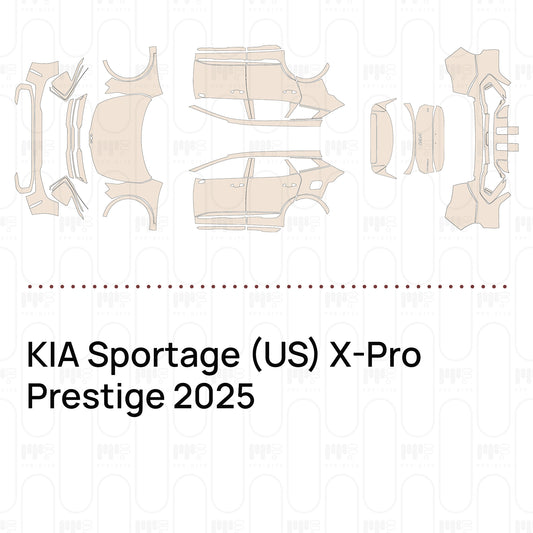 Pre-Cut PPF KIA Sportage (US) X-Pro Prestige 2025
